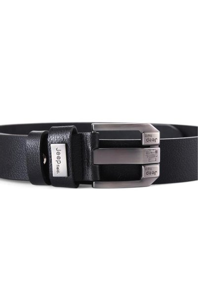 Generic Brand Field Metal Buckle Genuine Leather Men's Belt