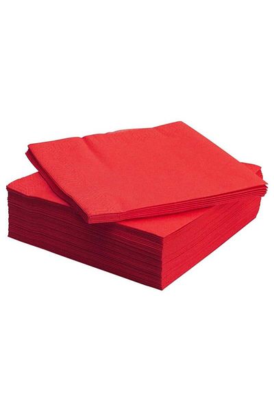 IKEA Fantastısk Peçete Kırmızı 40x40 Cm 50 Adet 20552364