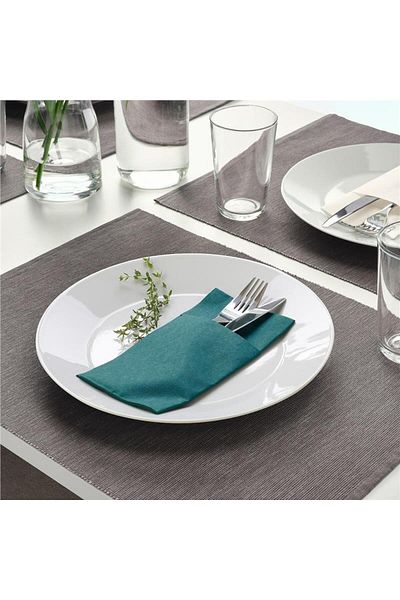 IKEA Mottaga Peçete Turkuaz 38x38 Cm 25 Adet 30508587
