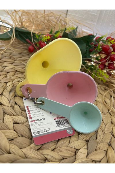 Deniz Party Store Plastic 3-Piece Funnel 3 Sizes