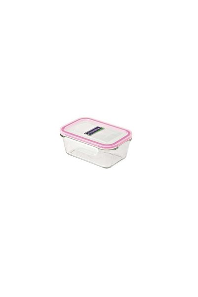 Glasslock حاوية تخزين زجاجية مستطيلة مخروطية الشكل موديل 980 Mld-mcrt098