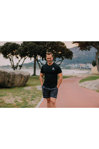 Guggen Mountain Pyjama kurz für Herren in weiß