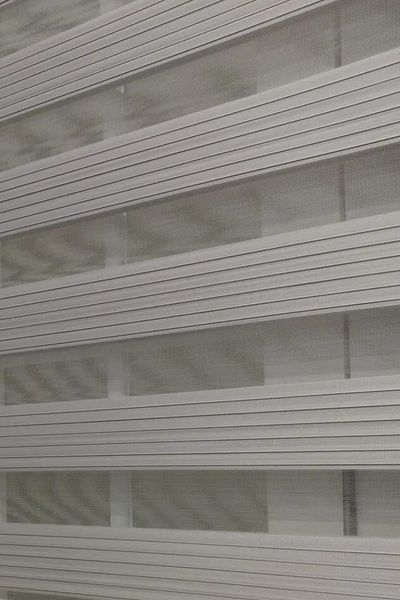 Özel Jaluzi Gray Narrow Pleated Zebra Curtain