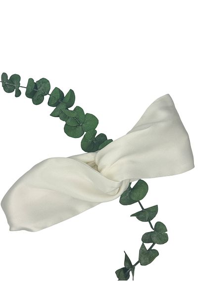 ICON SILK 100% μεταξωτό κεφαλόδεσμο (ECRU)