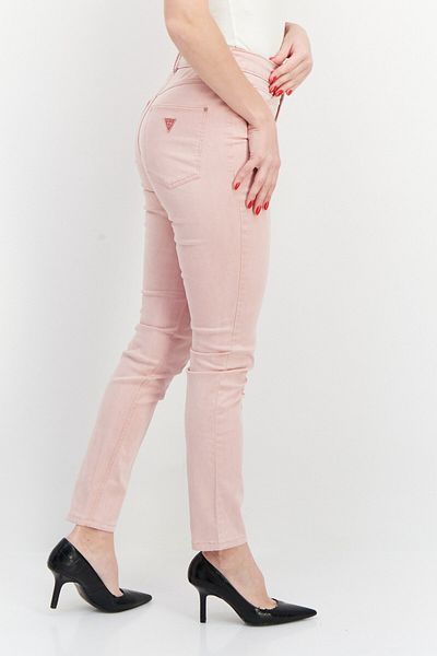 Guess Women Skinny Fit Solid Denim Jeans, Pink