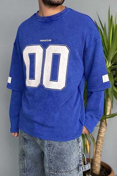 Alışveriş Sokağı Φούτερ Old School με στάμπα Oversize