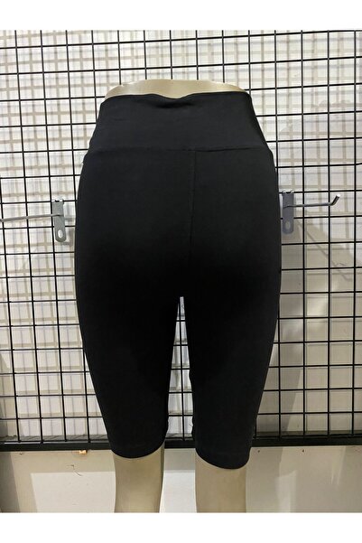 LADY HAZAL أسود كامل الانتعاش كابري طماق TAMKALIP عالية الخصر المنك بتمشيط الجوارب الرياضية