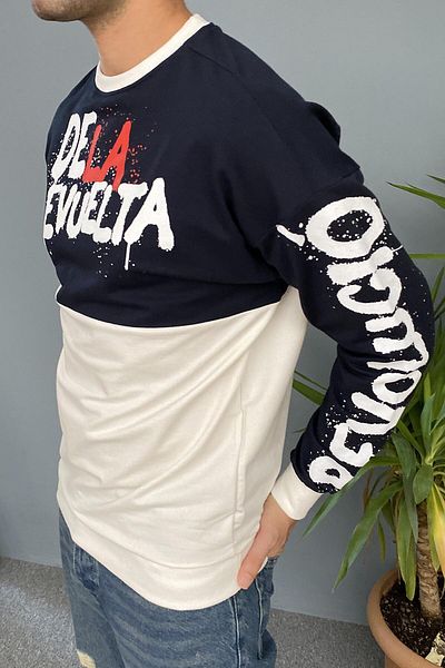 Alışveriş Sokağı Λεπτό φούτερ με στάμπα Crew Neck Oversize