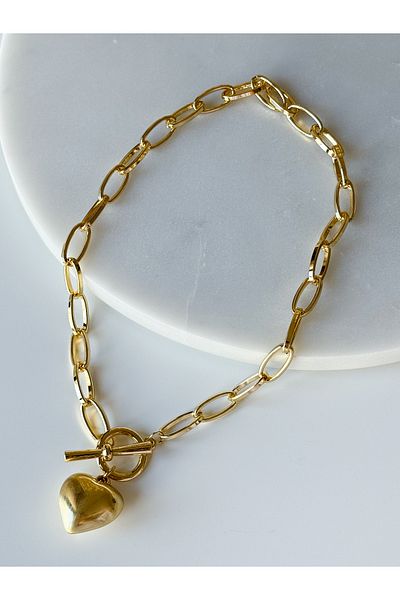 CHARMLUCKY Heart Chain Necklace