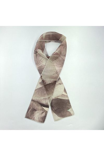 Tedz Collection PAREDORA Stone Patterned Brown Hippie Scarf