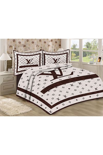 Doruklar Home Collection Modern Patterned Premium Quality Quilted Cotton Filled Velvet Bedspread Set