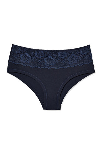 HNX Pachet de 7 chiloți de damă din bumbac cu talie înaltă, cu talie în față