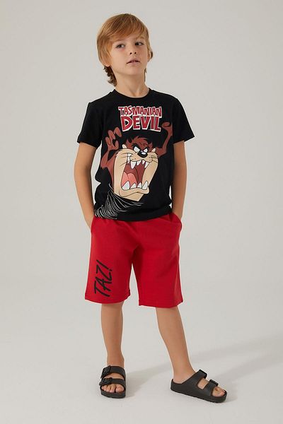 ROLY POLY Looney Tunes 1571 Boy Bermuda Suit Black 2 Shorts Set
