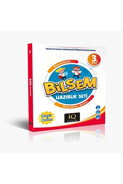 paraf yayınları Paraf Yayınları IQ 3. Sınıf Bilsem Hazırlık Seti