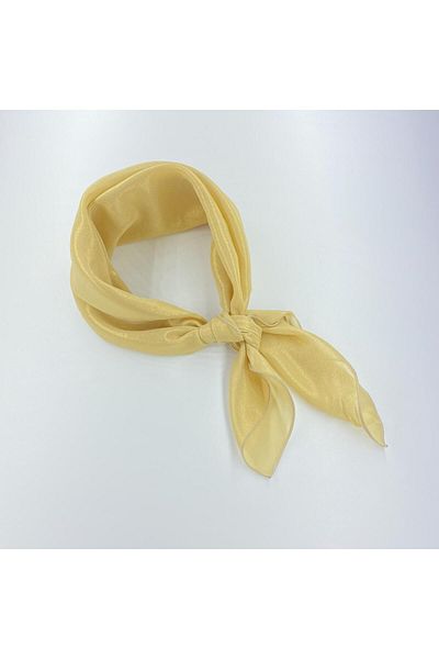 Tedz Collection PAREDORA Gold Yellow Square Scarf