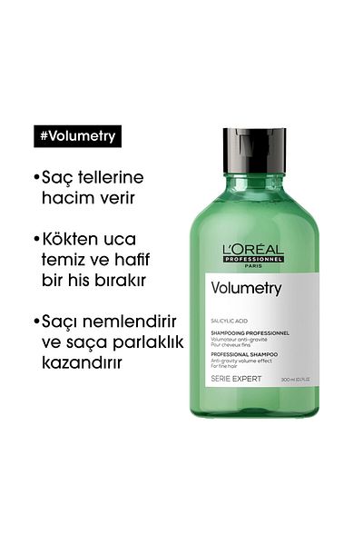L'oreal Professionnel Expert Serie Volumetry - 300ml Volumizing Shampoo for Fine Hair
