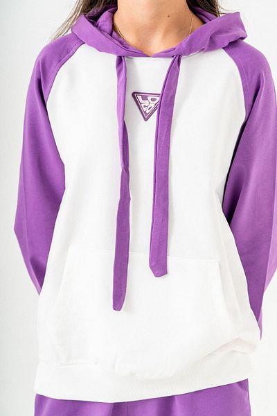 HAUSEkids 8-14 Years Girl Lilac Always Mood Tracksuit Set