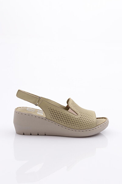 DGN Scorpion Patterned Women's Sandals - Back Tie, Perforated, Genuine Leathe...