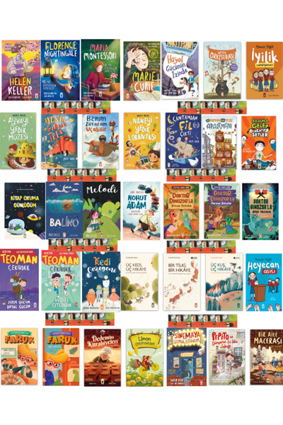 Timaş Çocuk 2.3.Sınıf Hikaye Öykü Okuma Seti-35 nitelikli Kitaplık,Hayal Orke...