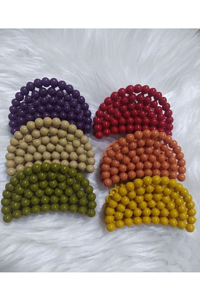 Gold Garden Colorful Women's 8cm Peg Buckle Set of 6