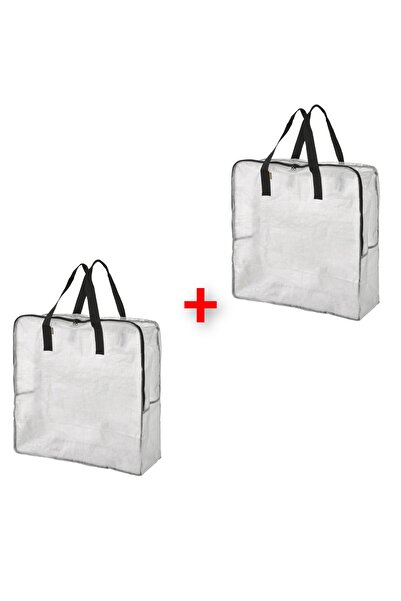 IKEA 2'li Set Taşıma Çantası 65x22x65 Cm İkea 2 Adet Giysi Malzeme Yemek Çant...