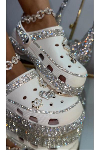 Giydim Gidiyor White Croquet Extreme - Stone Detailed