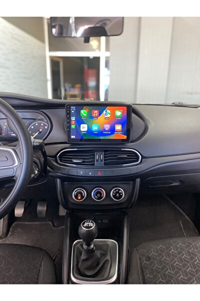 NAVECRON FIAT EGEA ANDROID MULTİMEDYA  Uyumlu 2/32 KABLOSUZ CARPLAY ANDROID AUTO GERİ GÖRÜŞ KAMERALI