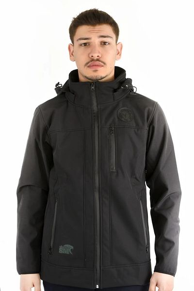 ATMACASM Black Softshell Coat