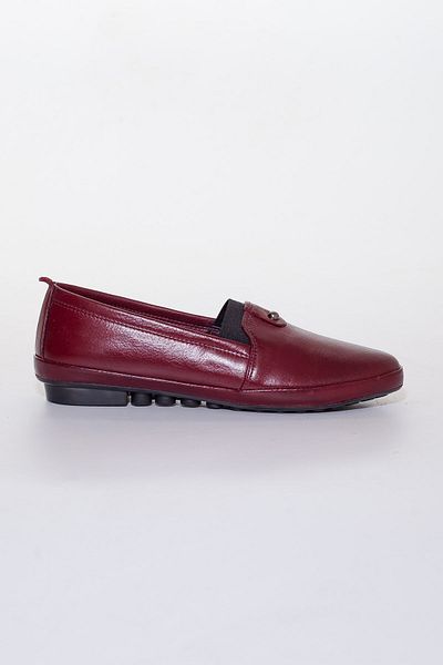 Dilimler Ayakkabı Pantofi casual damă din piele naturală rosie claret