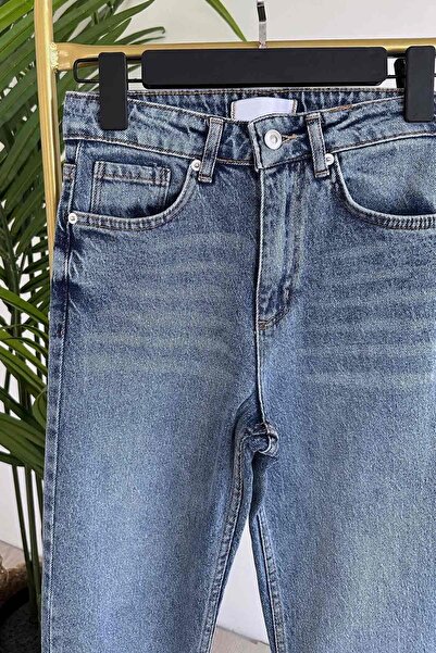 Ka Hijab Blue Boyfit Jeans - Cut the Leg