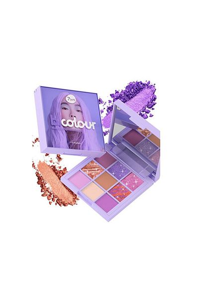 7DAYS B.Color Headlight Palette - 01 Violet Macarons - Pack of 1