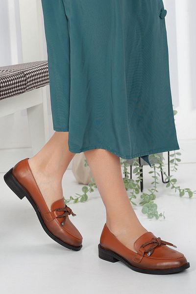 Dilimler Ayakkabı Stoned Skin Tan Women's Casual Shoes