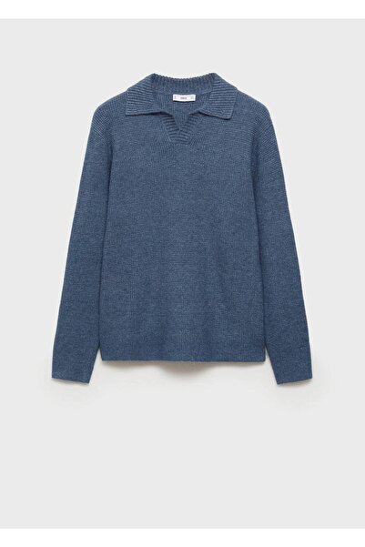 MANGO Man Normal kesim triko polo gömlek