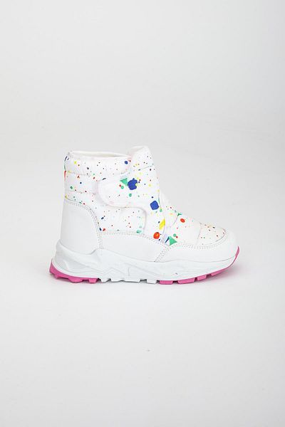 Dilimler Ayakkabı Şirinç Young Orthopedic Velcro Parachute White Girls' Boots
