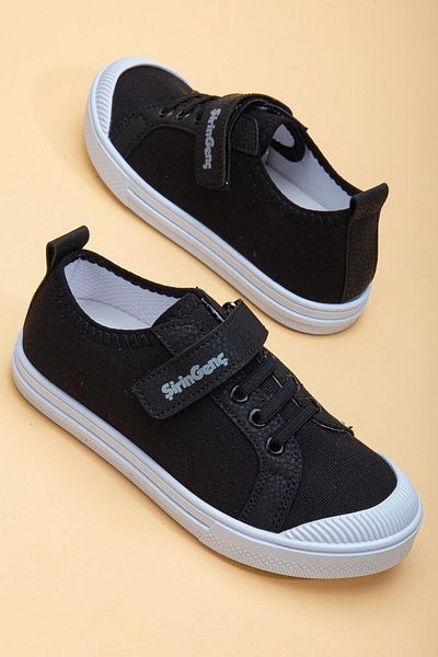 Dilimler Ayakkabı Şirinbebe Şiringenç Linen Black Men's İlkadım Baby Kids Shoes
