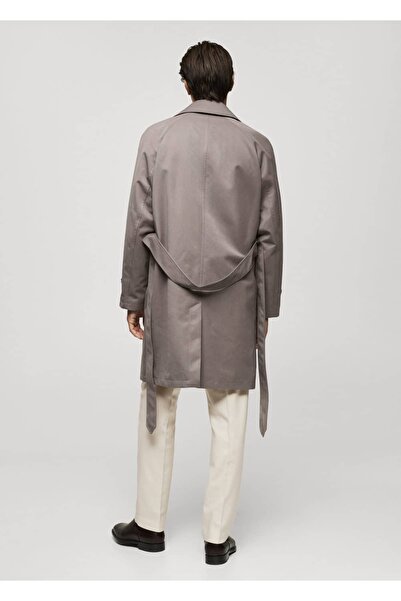 MANGO Man Καφέ Ανδρικό Παλτό 77077913