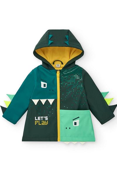 Tuc Tuc Green Dinosaur Let's Play Raincoat