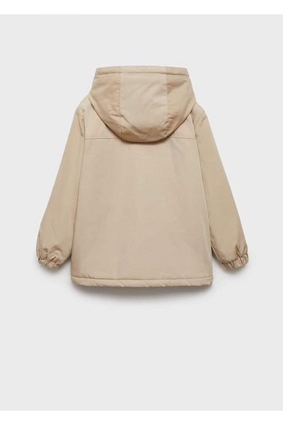 MANGO Kids Άνετο Anorak με κουκούλα