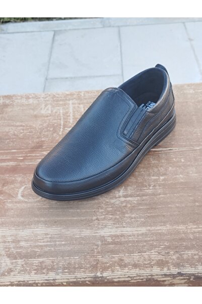 LİCCAS Pantofi de iarnă pentru bărbați - piele naturală, talpă din cauciuc, autobică și fără cravată