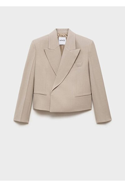 MANGO Woman Kruvaze blazer ceket