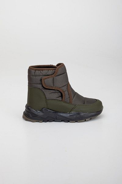 Dilimler Ayakkabı Şirinç Young Orthopedic Velcro Parachute Khaki Boy Boots