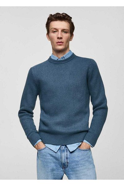 MANGO Man Pletený svetr Regular Fit