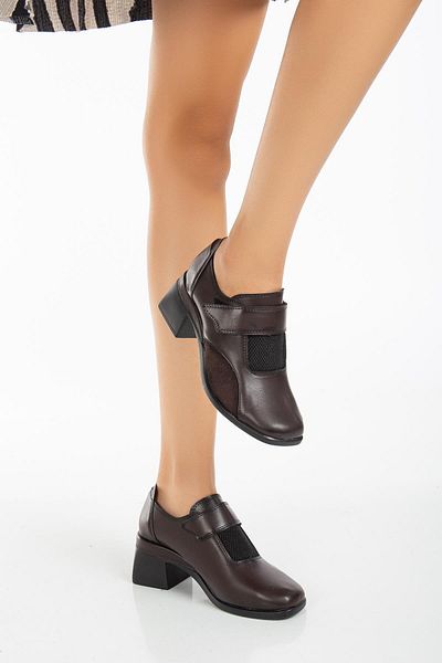 Dilimler Ayakkabı Light Brown Women's Casual Shoes - Velcro Ready Sole