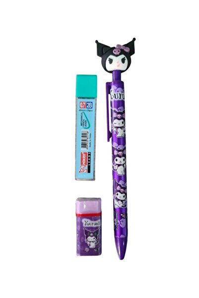 tüftürük مجموعة قرطاسية كورومي - قلم رصاص وطرف ممحاة