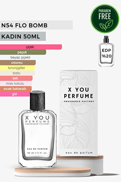 x you perfume Flower Bomb 50ml Edp Woman Perfume N54