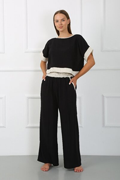 agva SHYLA LINE CRNE PANTALONE