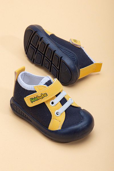 Dilimler Ayakkabı Şirinbebe Şiringenç Linen Yellow Men's İlkadım Baby Kids Shoes
