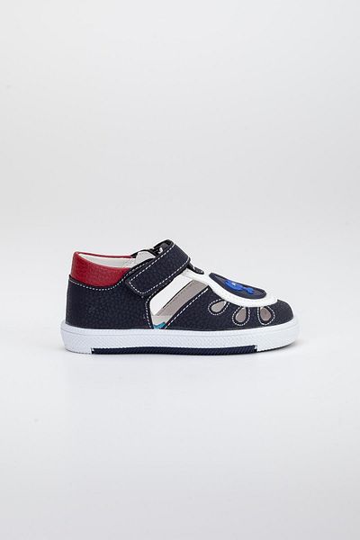 Dilimler Ayakkabı Şirinbebe Side Open Velcro Red Men's İlkadım Baby Orthopedic Shoes