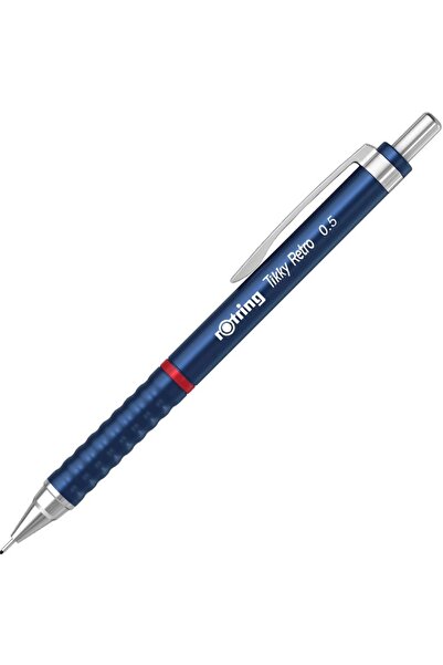 Rotring قلم تيكي ريترو متعدد الاستخدامات باللون الأزرق المعدني 0.5 ملم