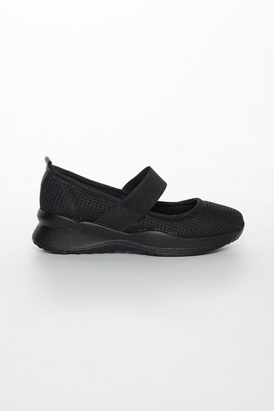 Dilimler Ayakkabı Bandana Detailed Black Anorak Women's Sports Shoes